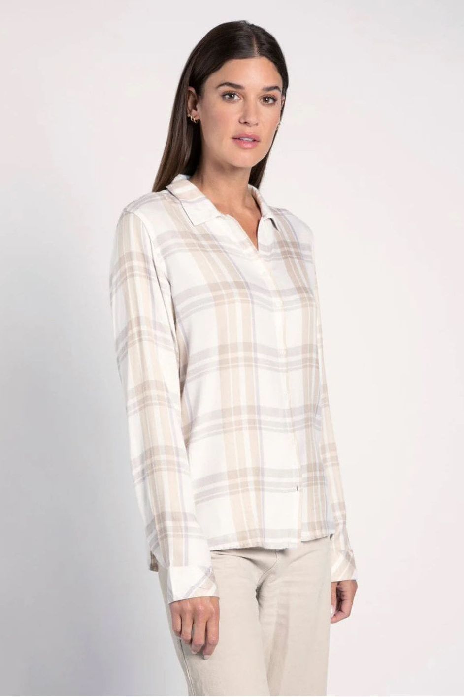 Lexia Plaid Button Down Shirt