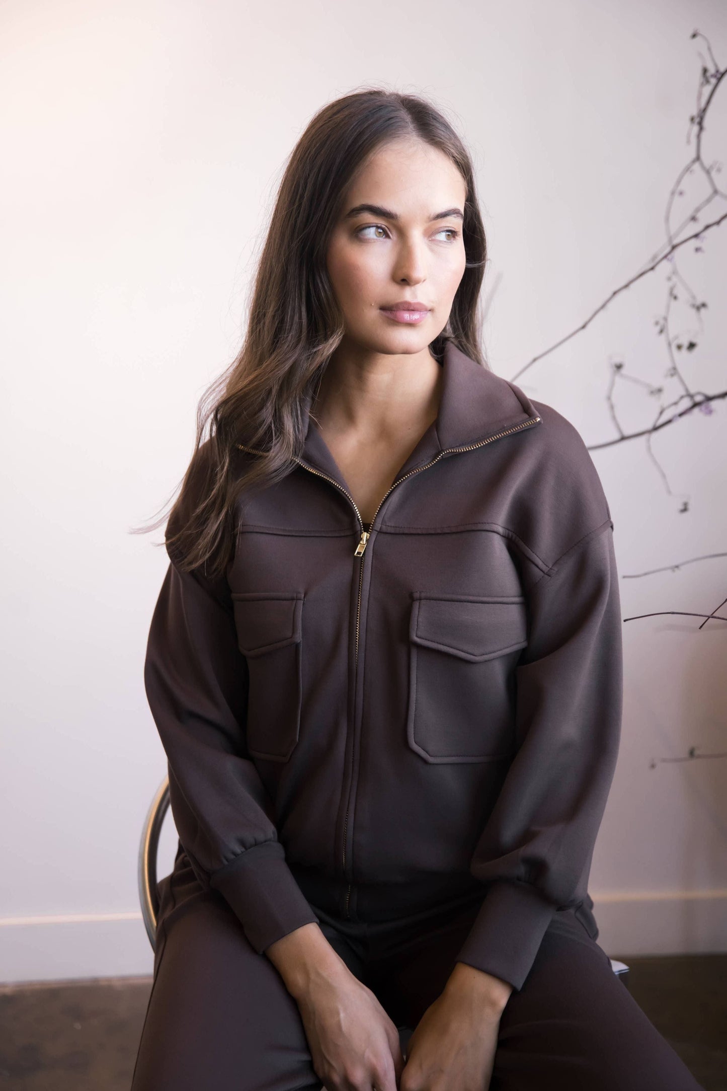 Cocoa Butter Utility Jacket