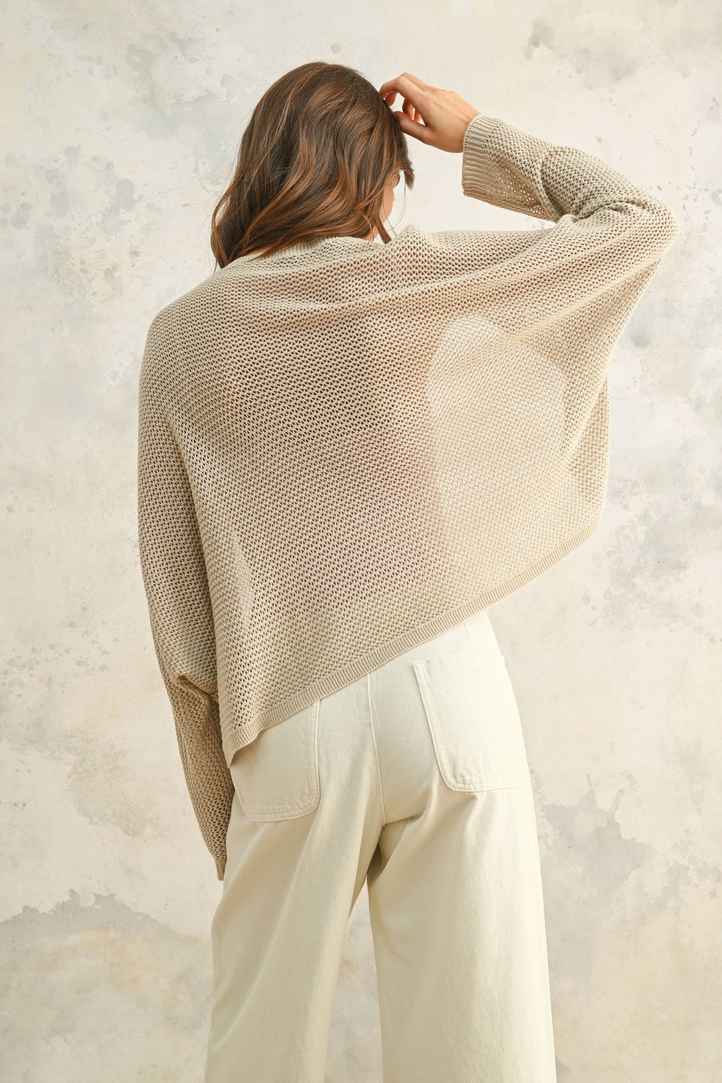 Sandstone Lightweight Knit Cardigan