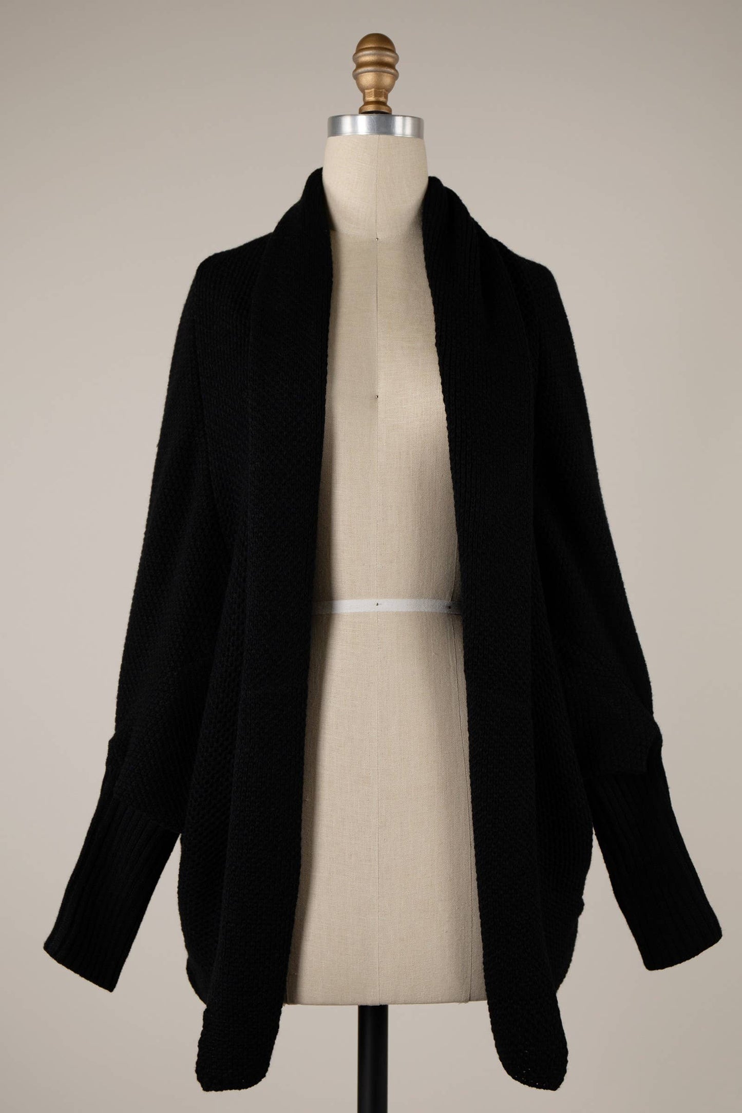 Bella Batwing Sleeve Cable Knit Cardigan