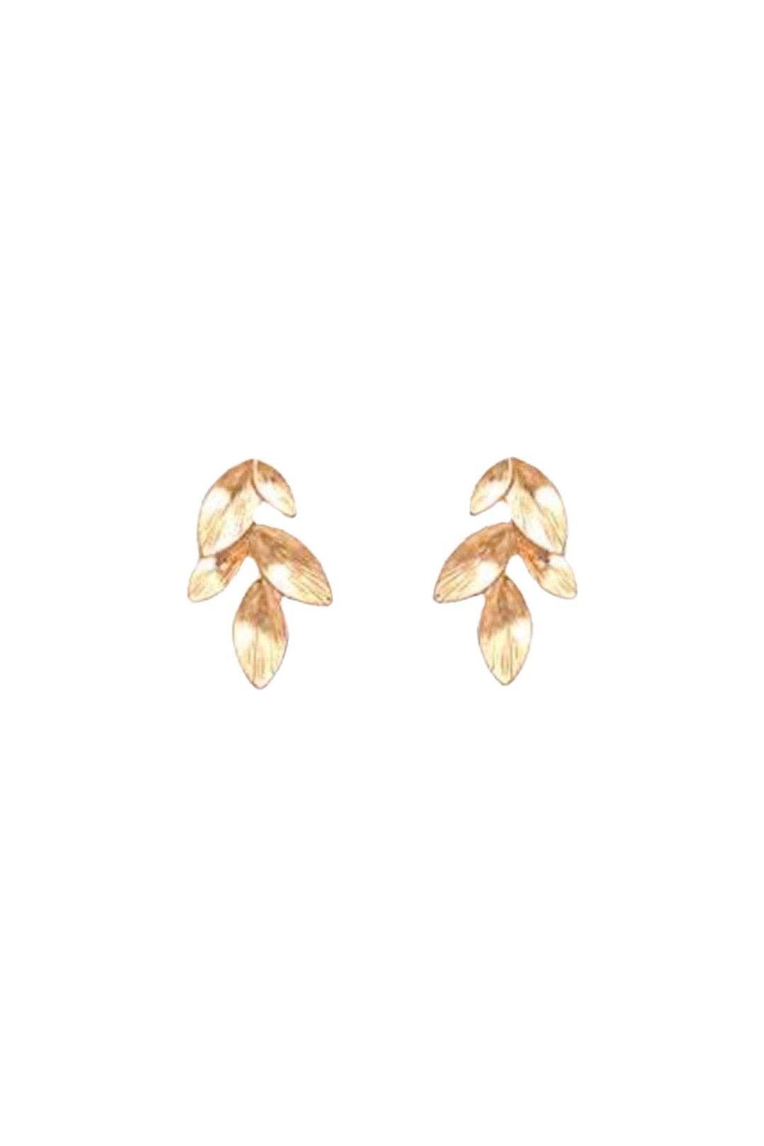 Gold Leaf Stud