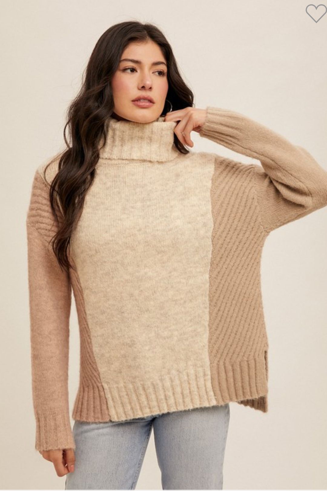 Brit Brushed Yarn Sweater