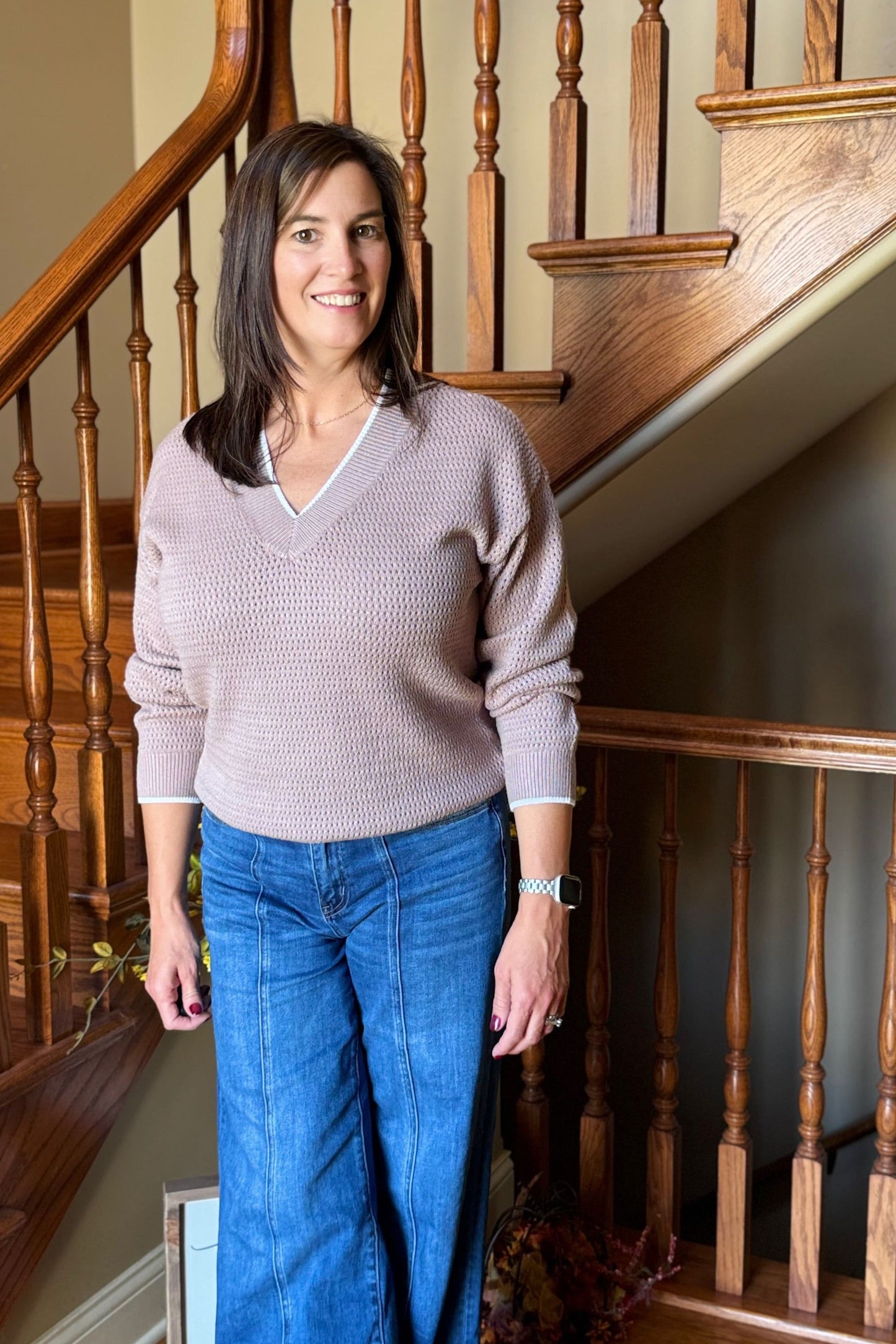 Ira V Neck Sweater