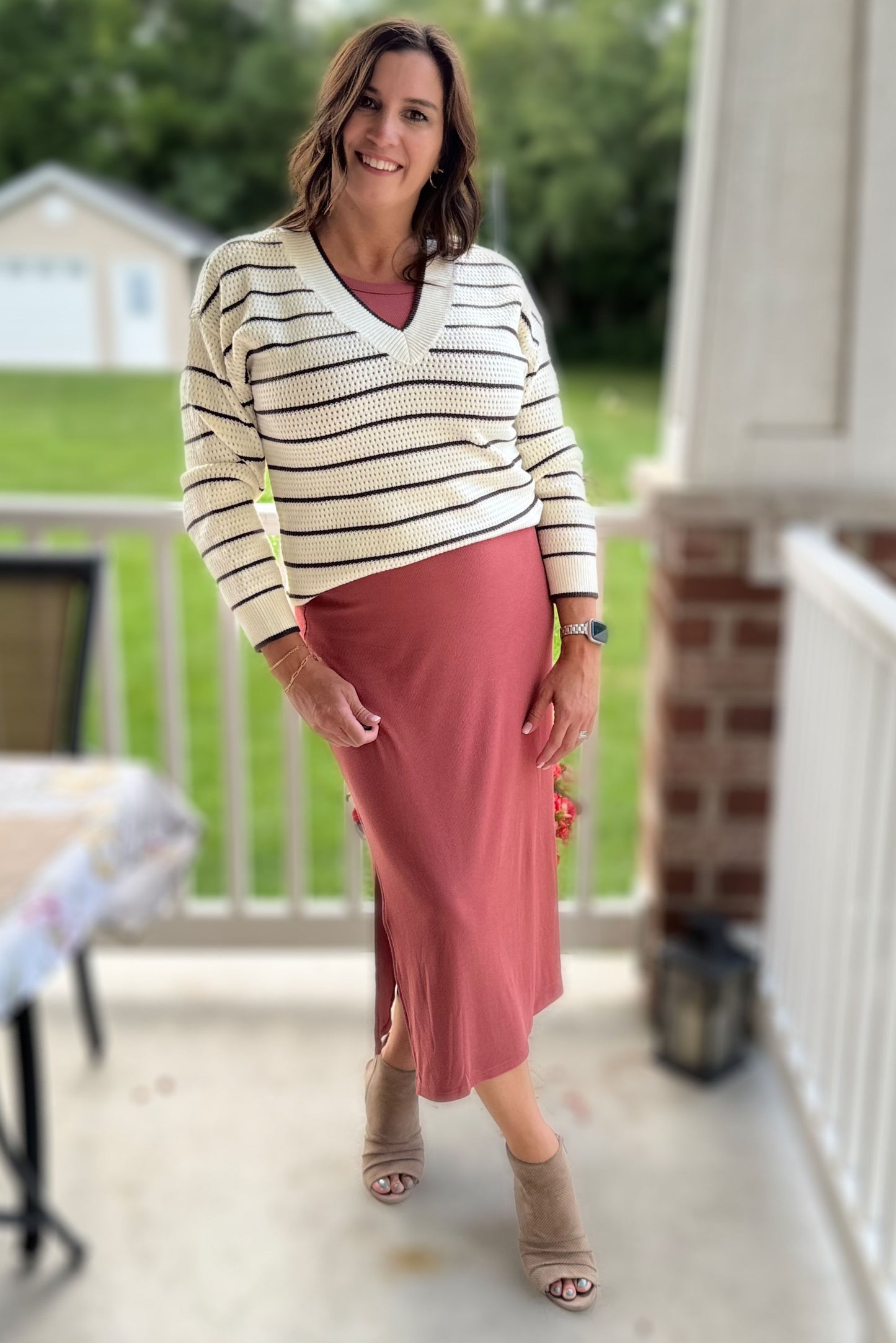Premium Rib Knit Tank Maxi Dress