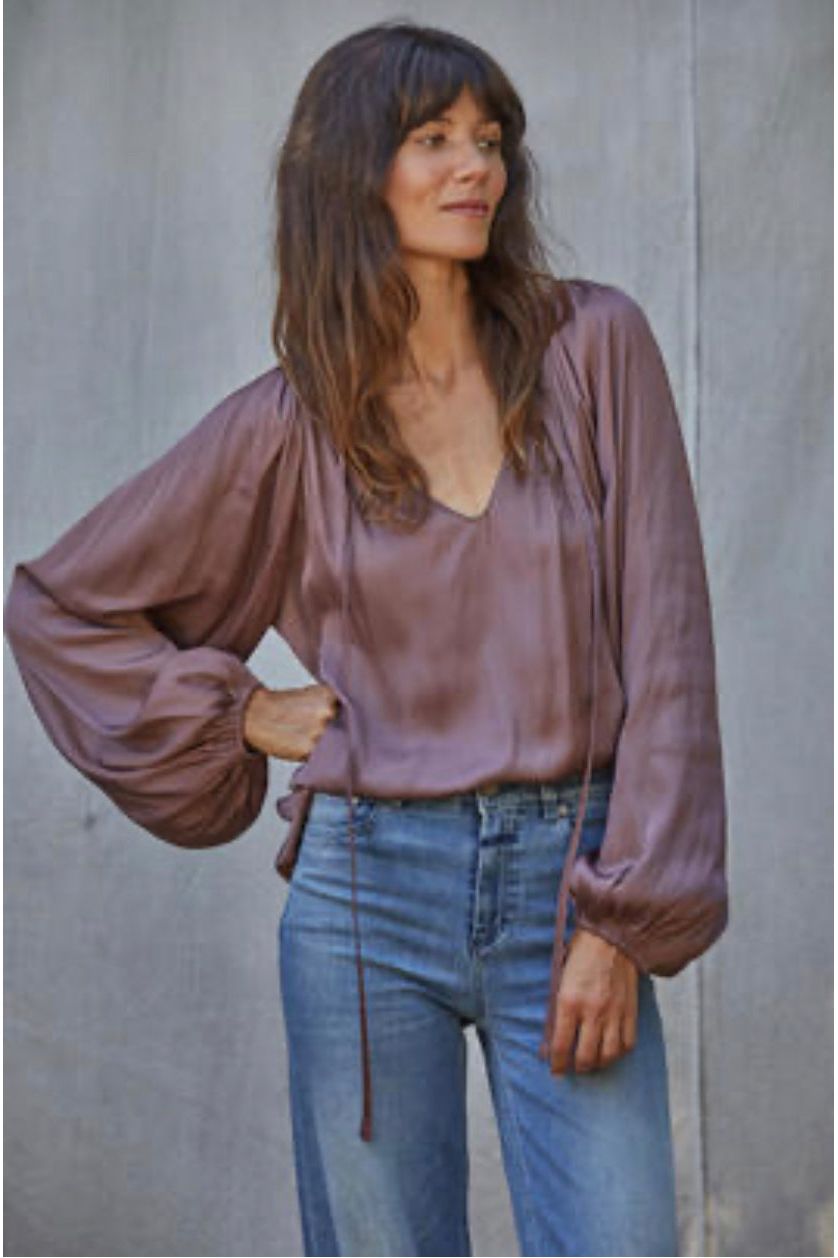 Sue Satin Top