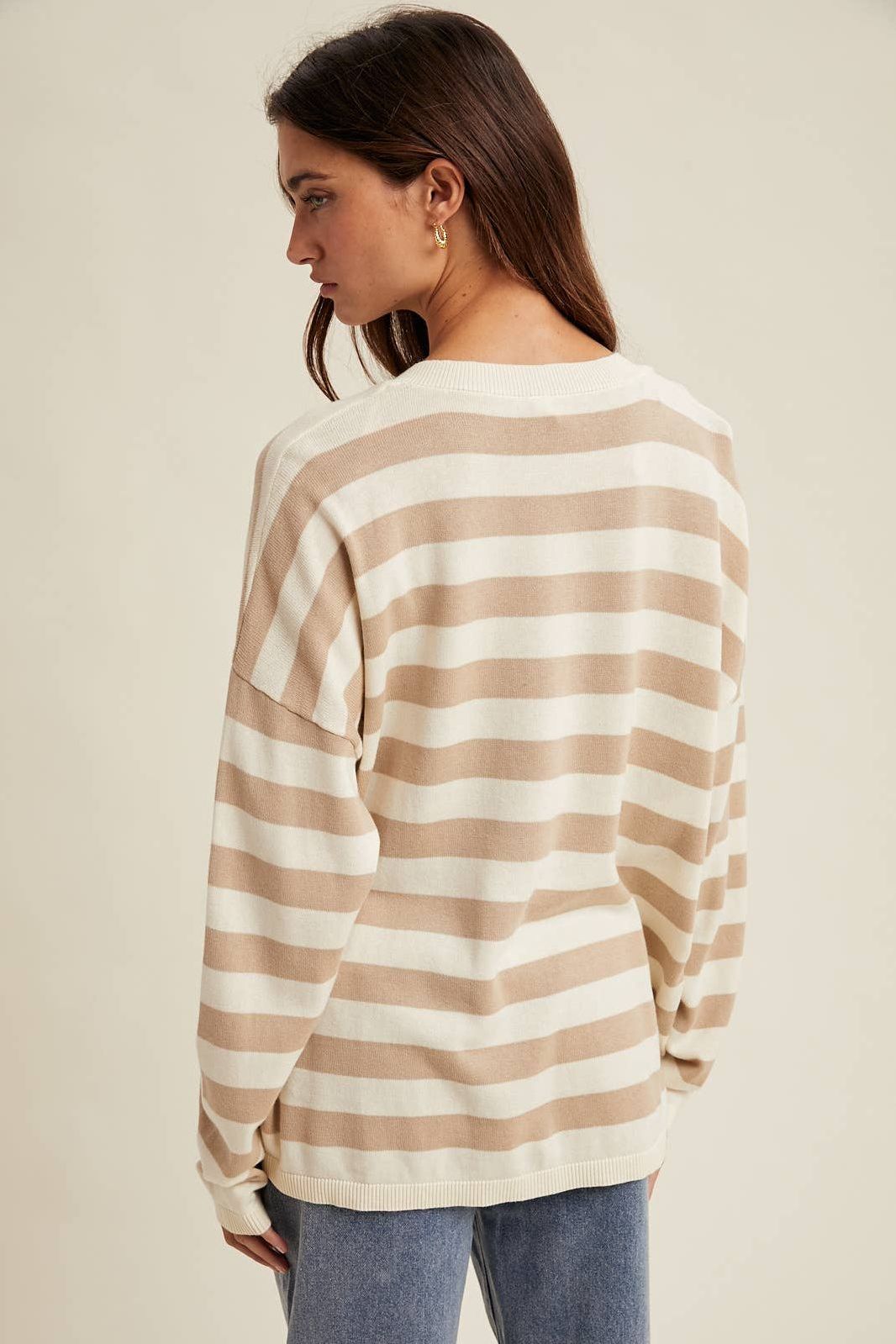 Striped Lightweight Sweater