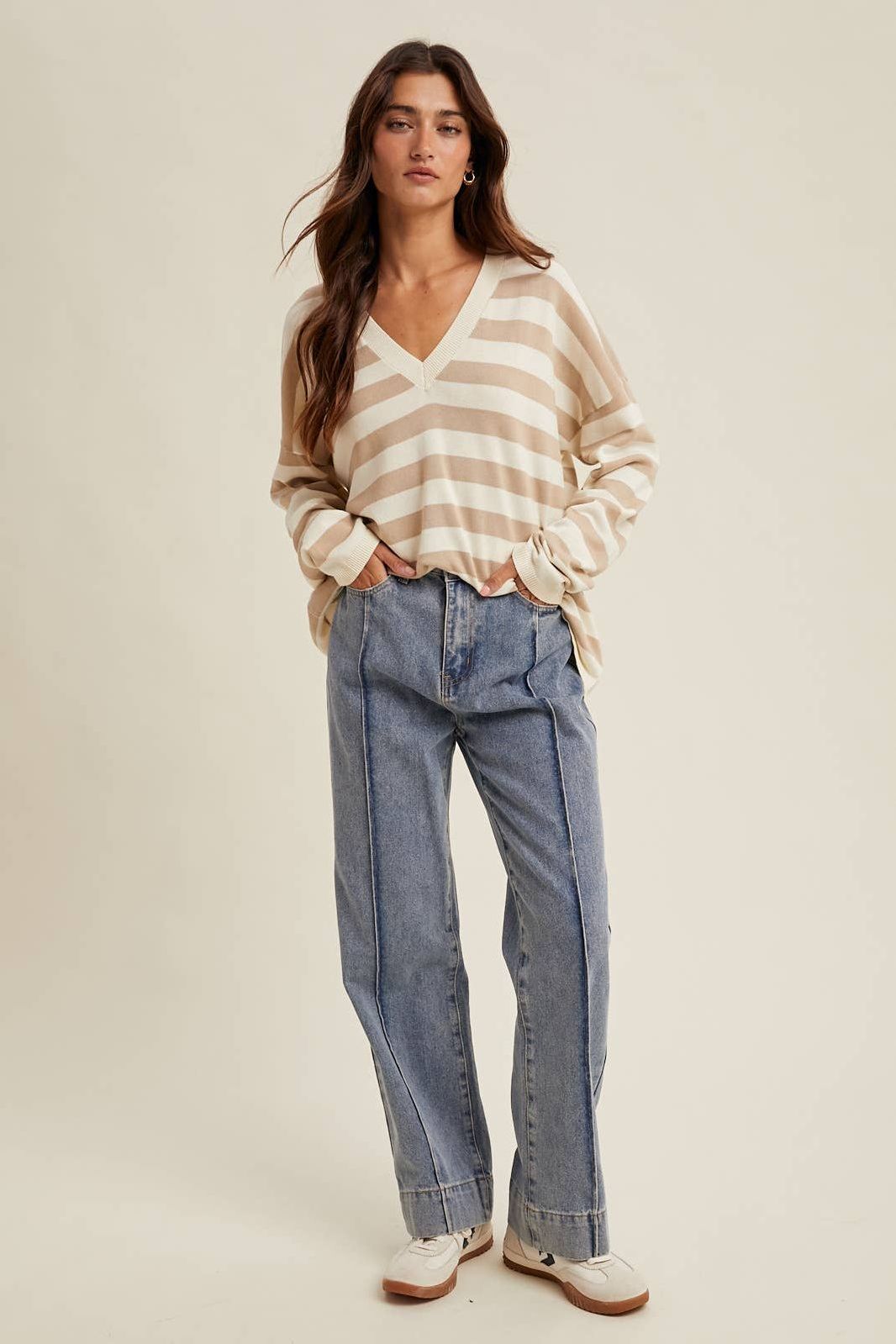 Striped Lightweight Sweater
