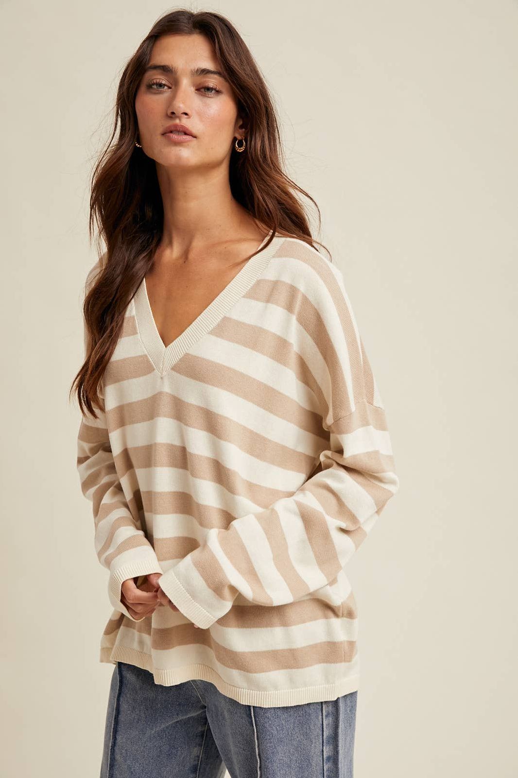Striped Lightweight Sweater