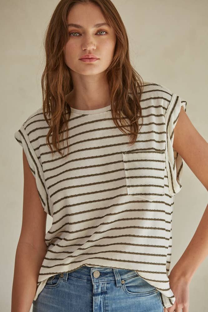 Hartley Striped Sleeveless Top