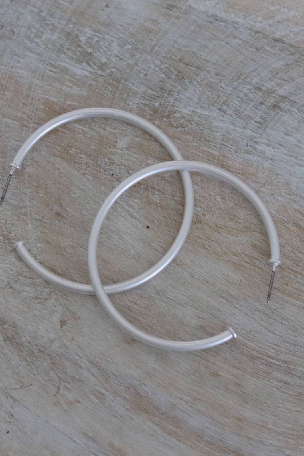 Skinny Everyday Silver Hoop | Classic Hoop Earrings