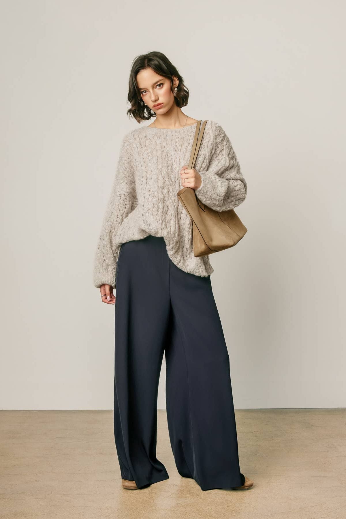 Camille Cable Knit Sweater