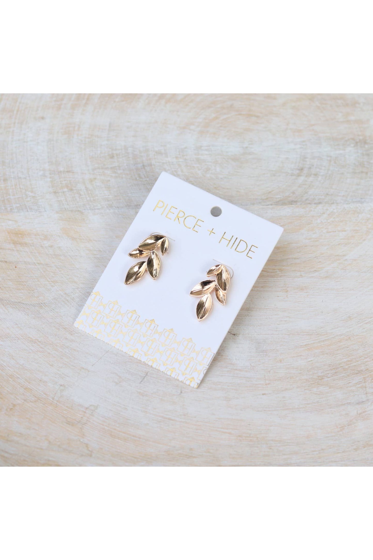Gold Leaf Stud