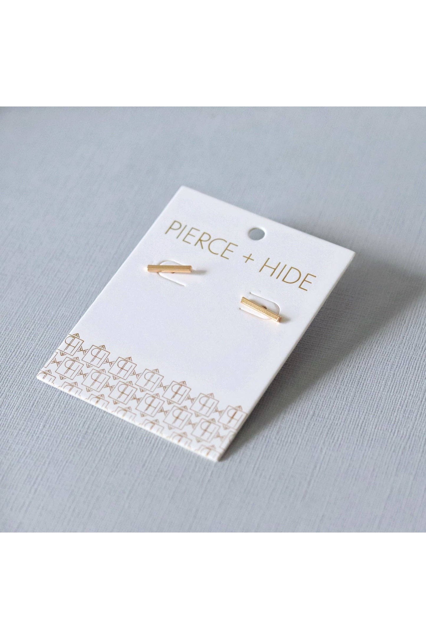 Gold Bar Stud