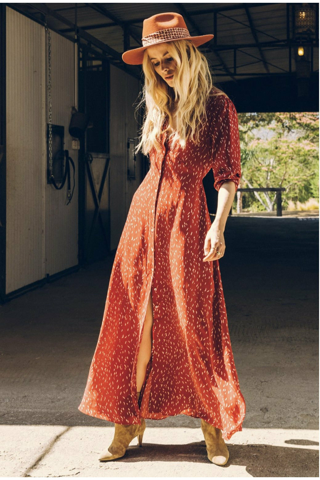 Sonia Button Down Dress - Sunshine & Ivy Boutique