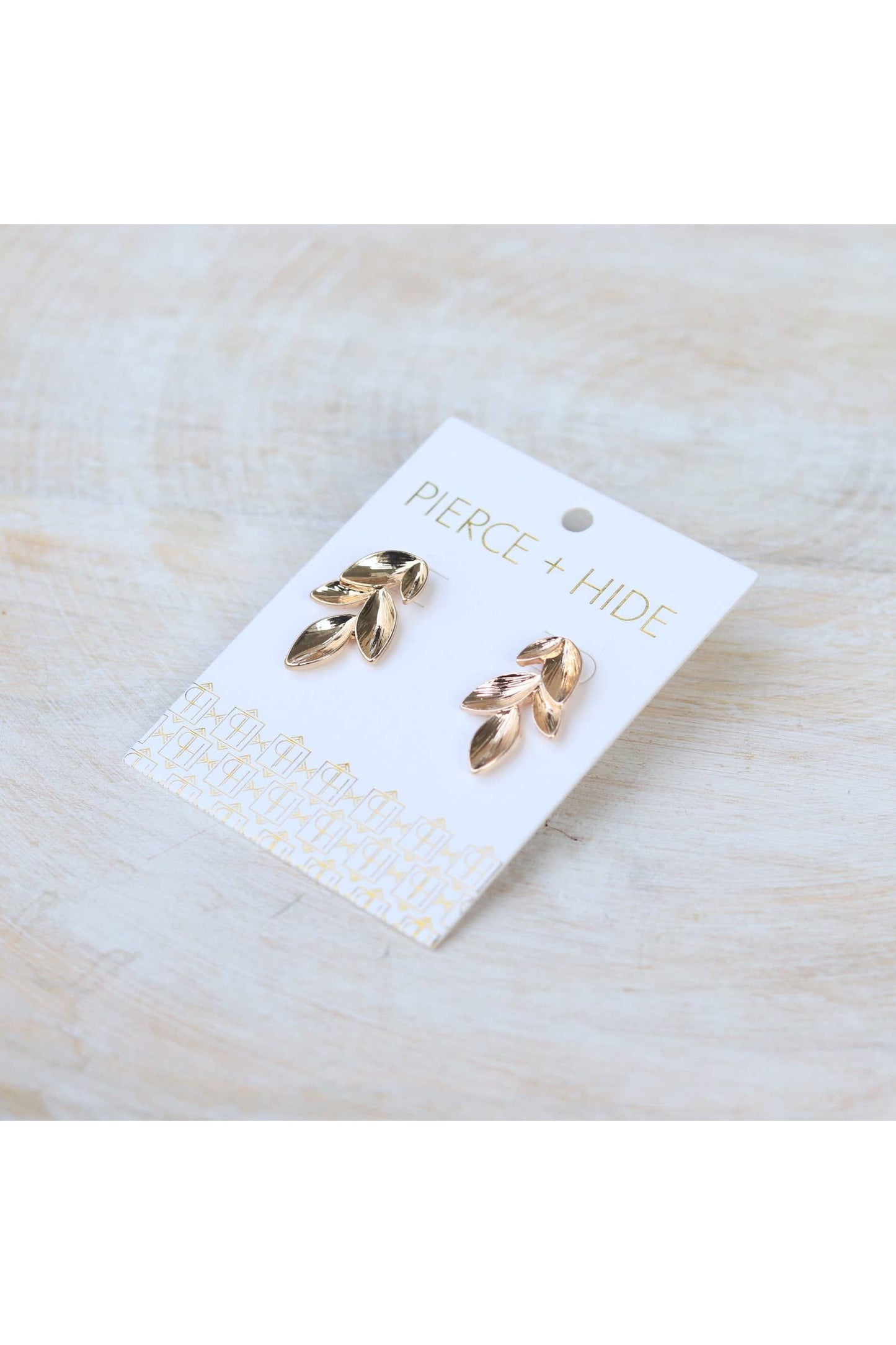 Gold Leaf Stud
