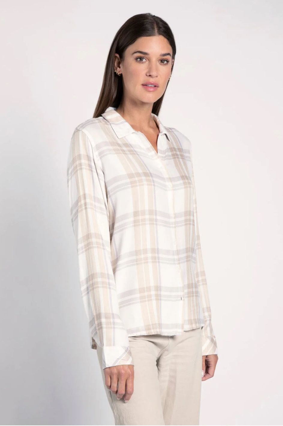 Lexia Plaid Button Down Shirt