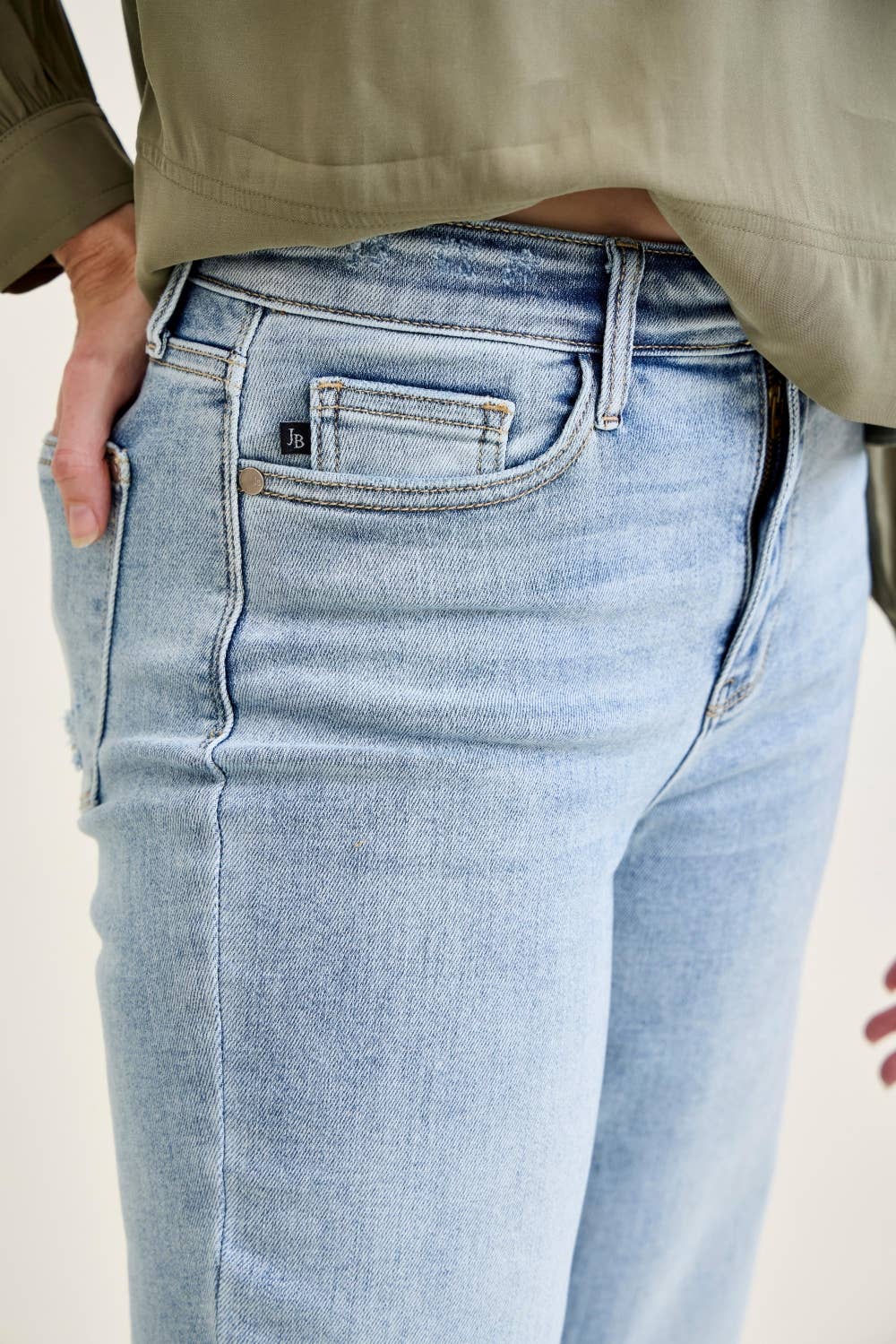 Judy Blue Parker High-Rise Straight Jeans