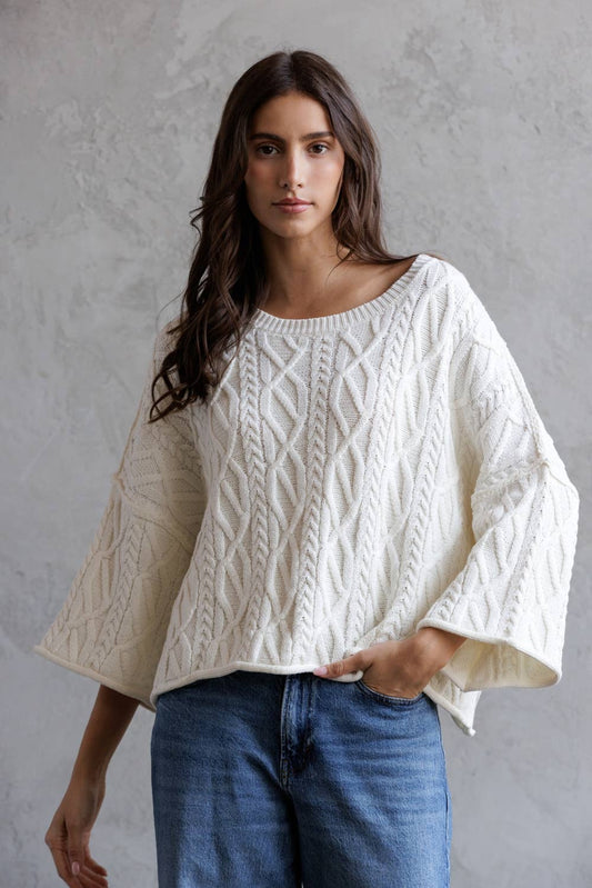 Everly Cable Knit Sweater