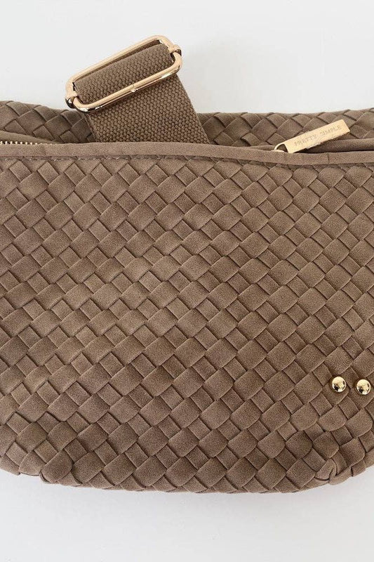 Suede Westlyn Woven Bum Bag