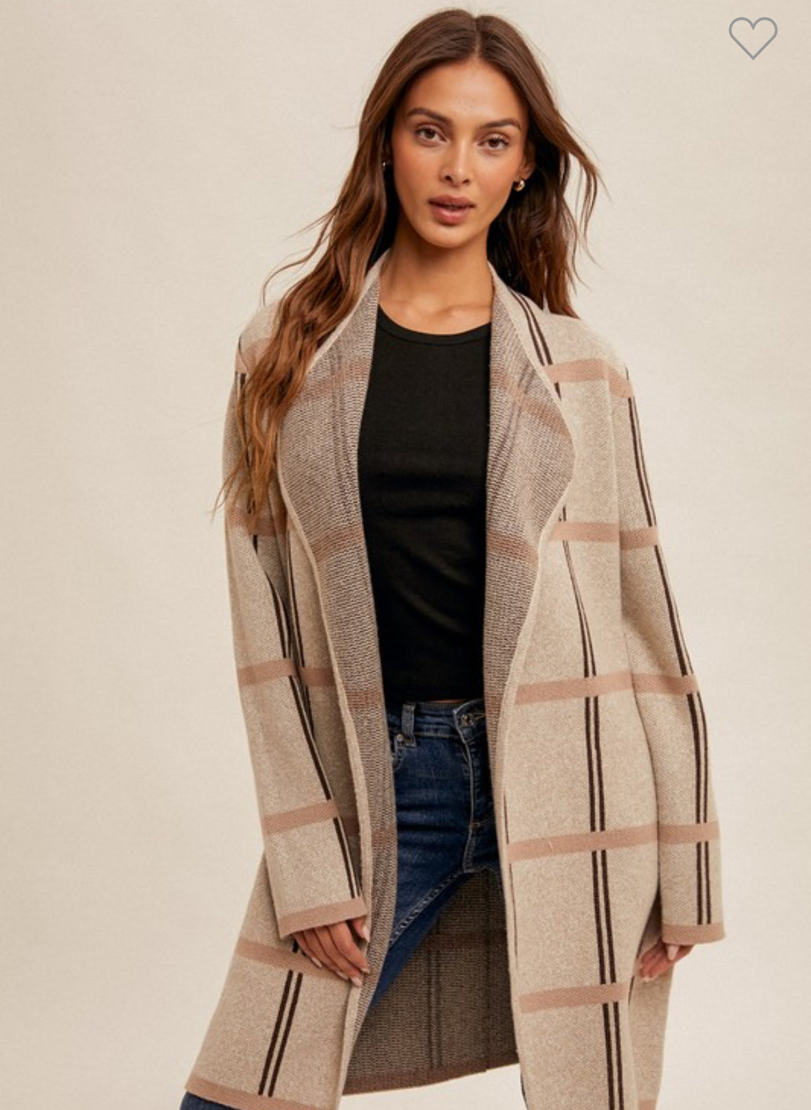 Isla Draped Knit Coatigan