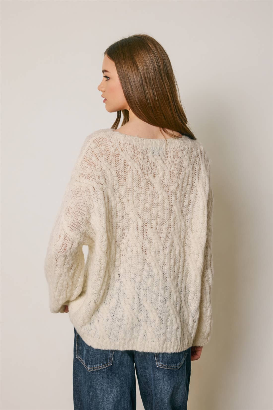 Camille Cable Knit Sweater