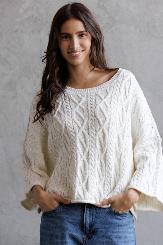 Everly Cable Knit Sweater