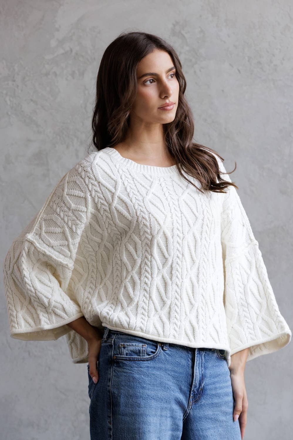 Everly Cable Knit Sweater