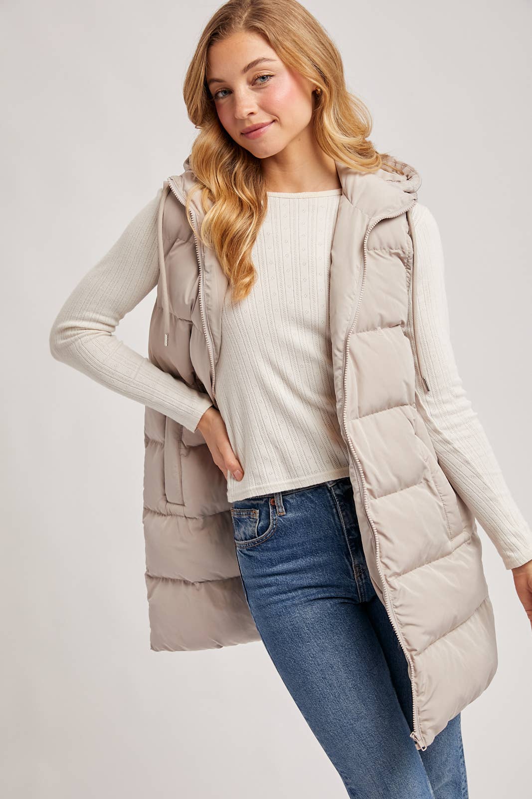 Cozy Ridge Longline Puffer Vest