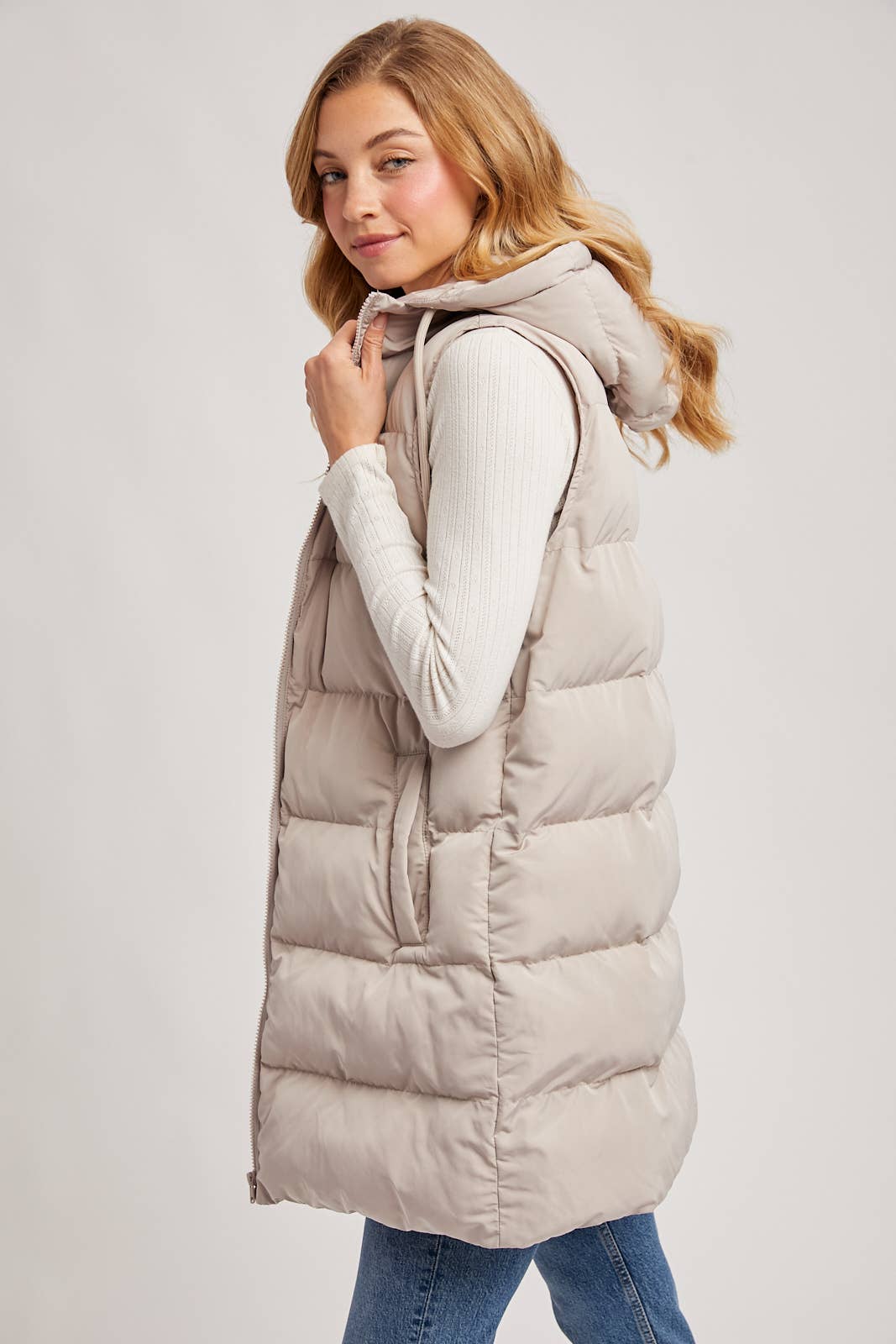 Cozy Ridge Longline Puffer Vest