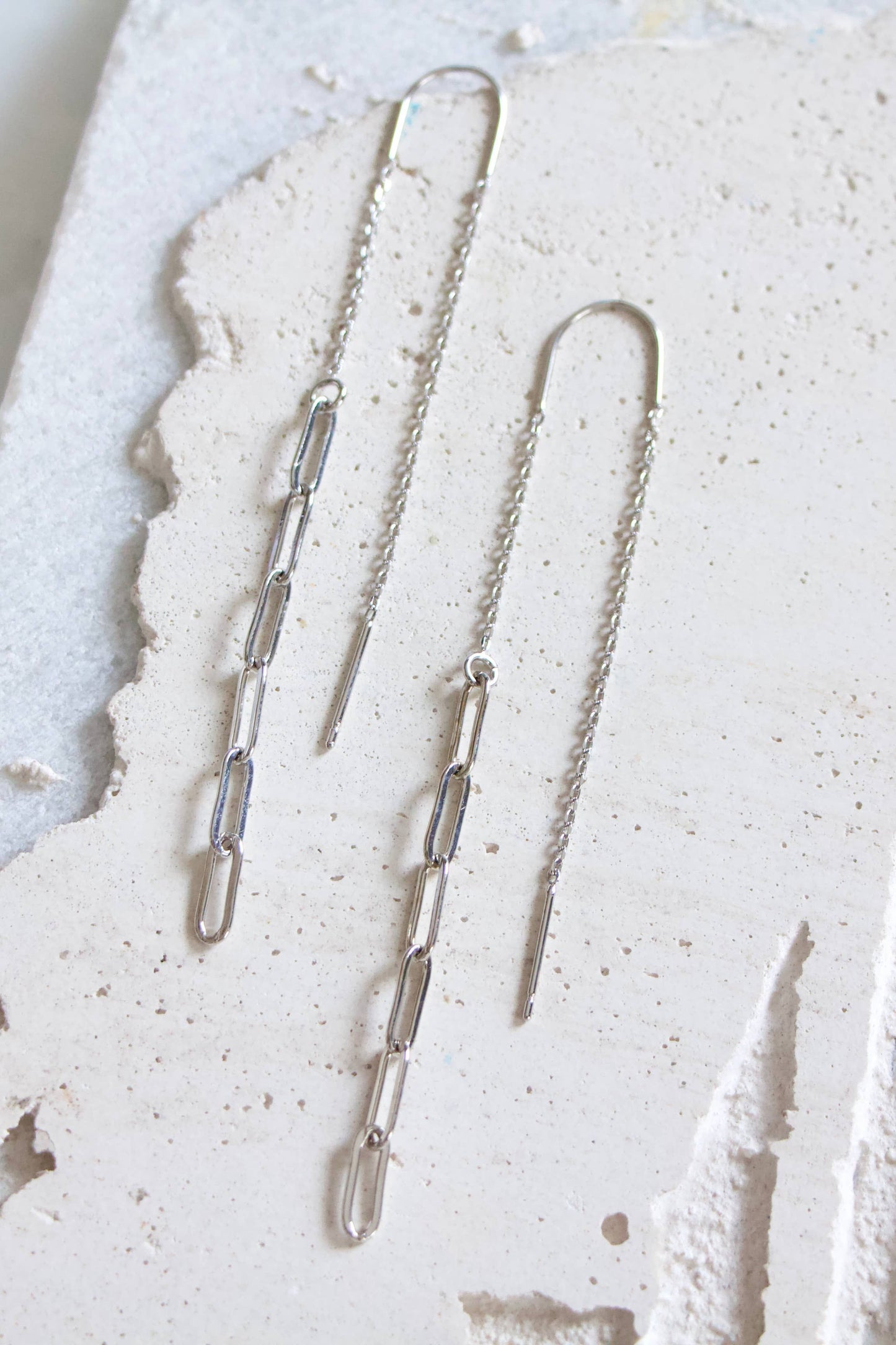 Paperclip Threader Earrings