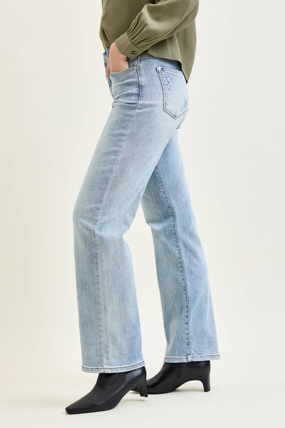 Judy Blue Parker High-Rise Straight Jeans