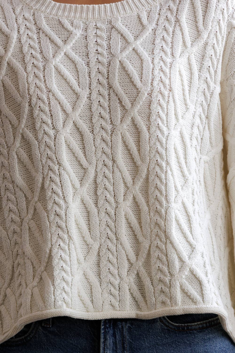 Everly Cable Knit Sweater