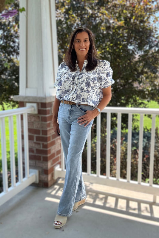 Judy Blue Parker High-Rise Straight Jeans