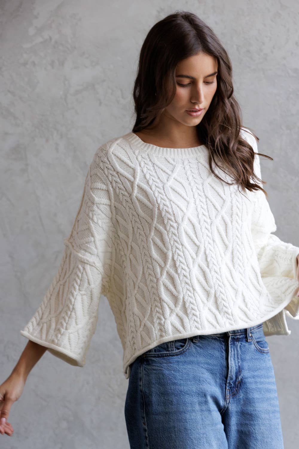 Everly Cable Knit Sweater