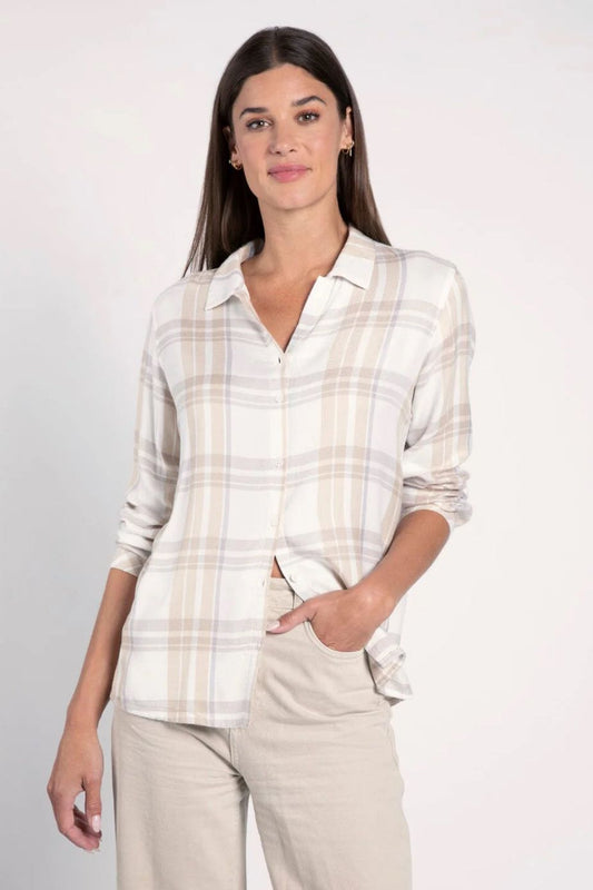 Lexia Plaid Button Down Shirt