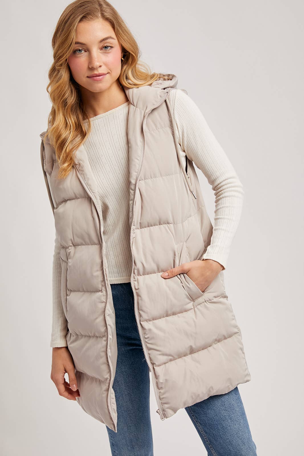 Cozy Ridge Longline Puffer Vest
