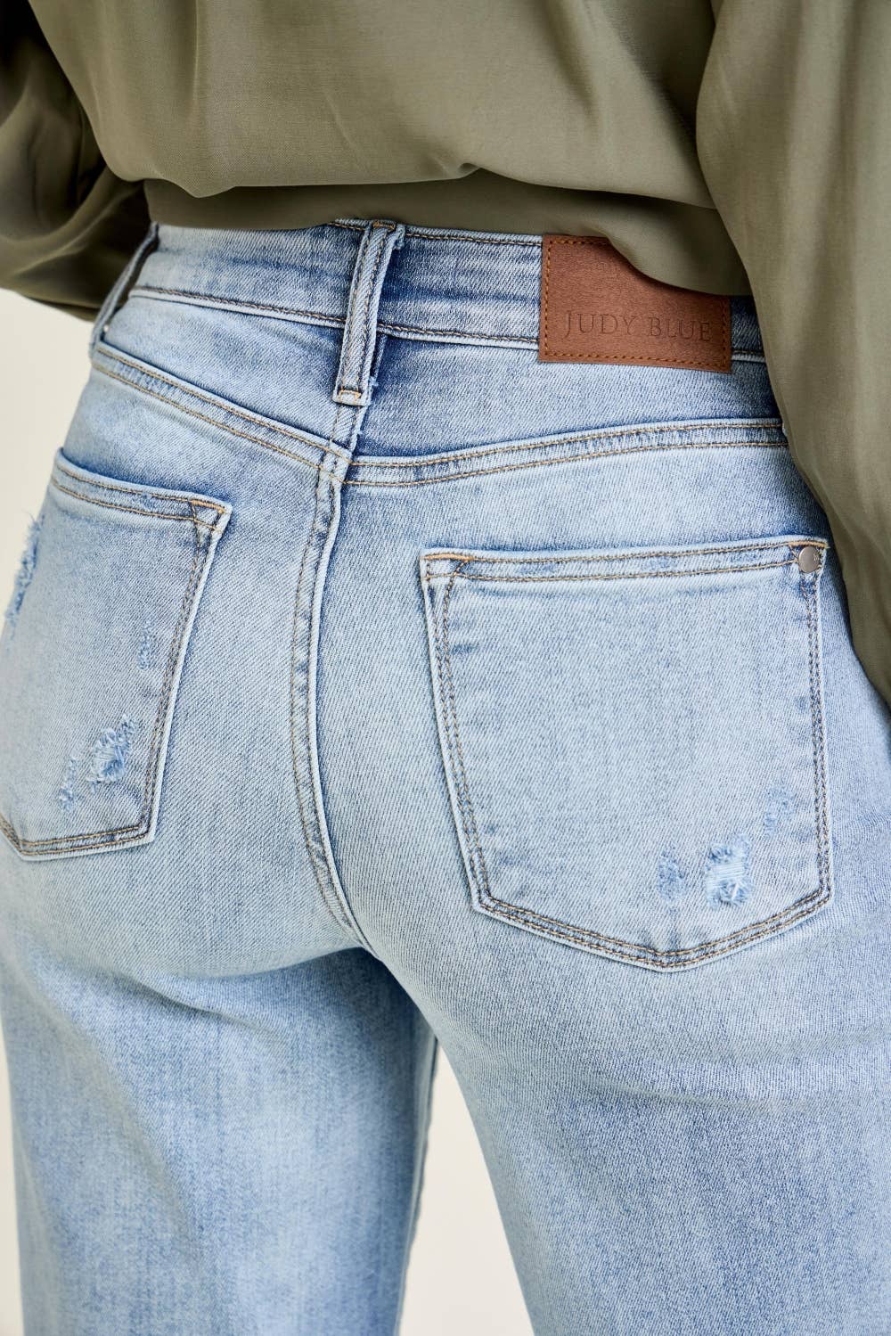 Judy Blue Parker High-Rise Straight Jeans