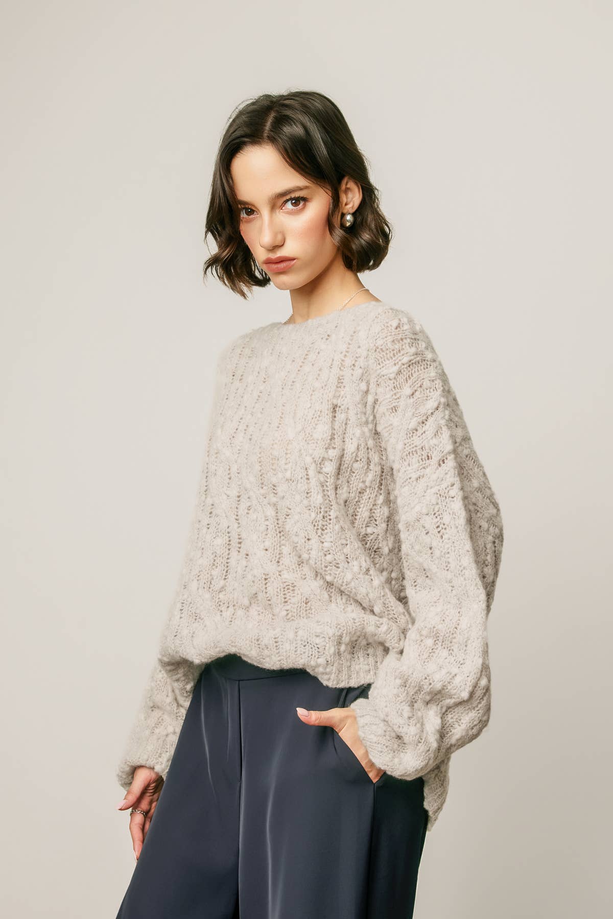 Camille Cable Knit Sweater
