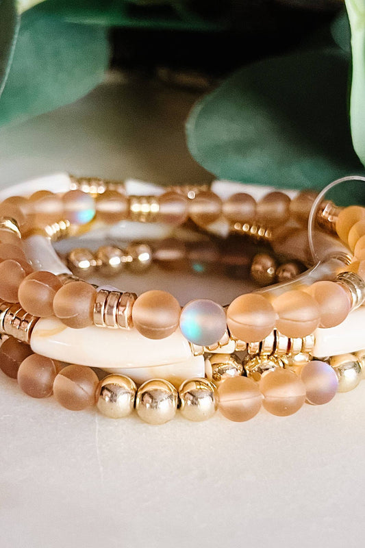 Neutral Stretch Bracelet Set