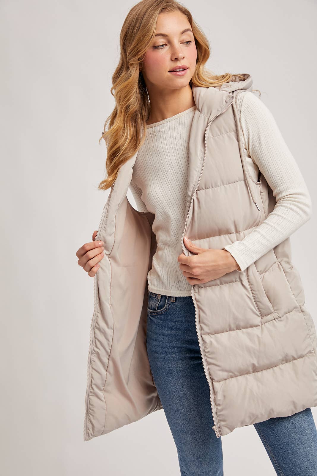 Cozy Ridge Longline Puffer Vest