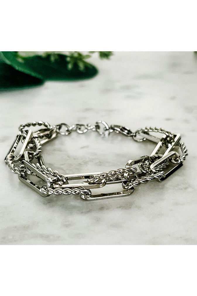 OVY - Silver Anchor Chain Bracelet - アクセサリー