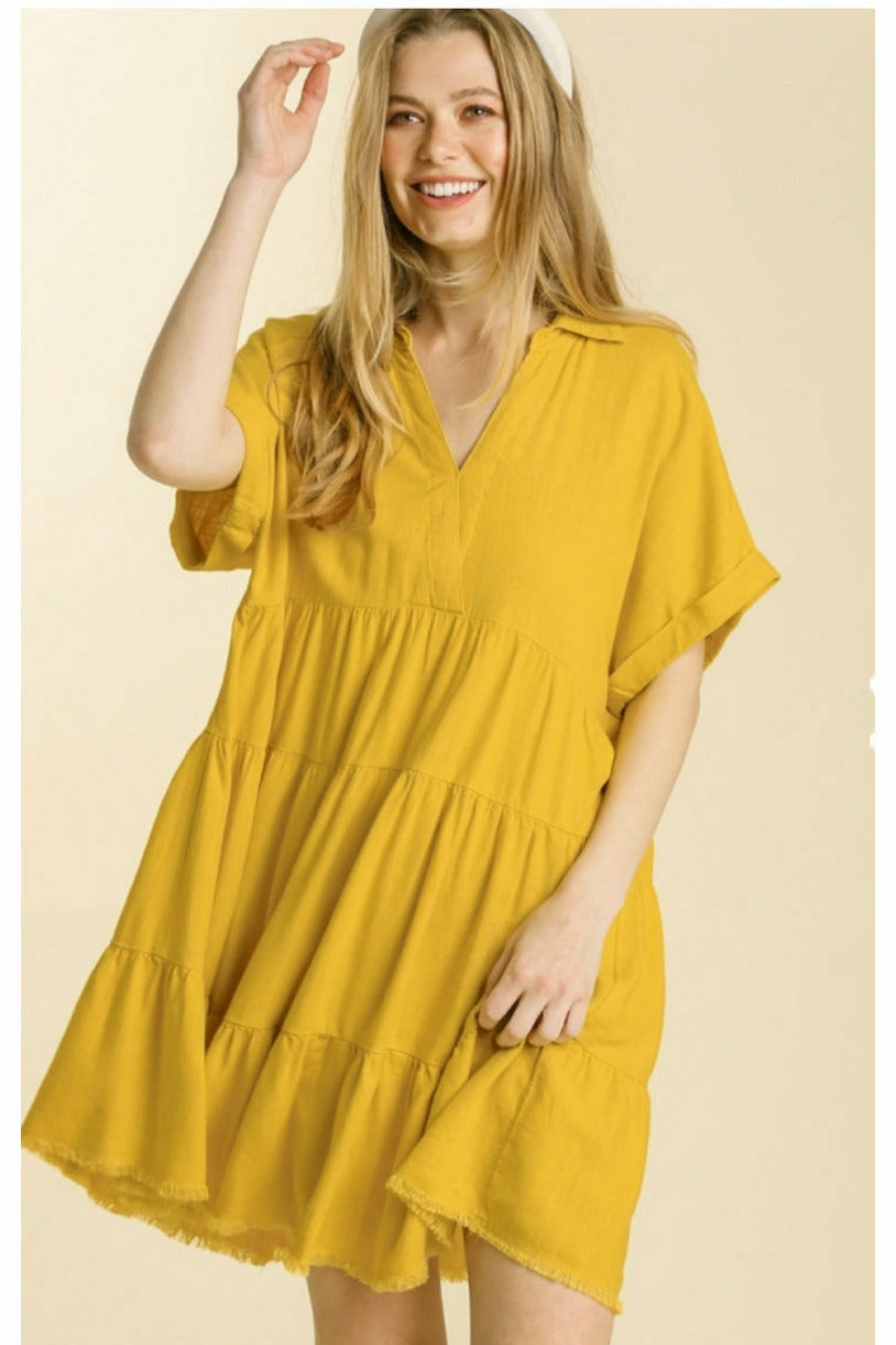Sunshine Linen Dress - Sunshine & Ivy Boutique
